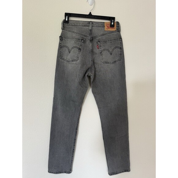 Levi’s Premium 501 80s Classic Mom Jeans In Gray Size 25x30 Casual Grunge Pants - Picture 2 of 9